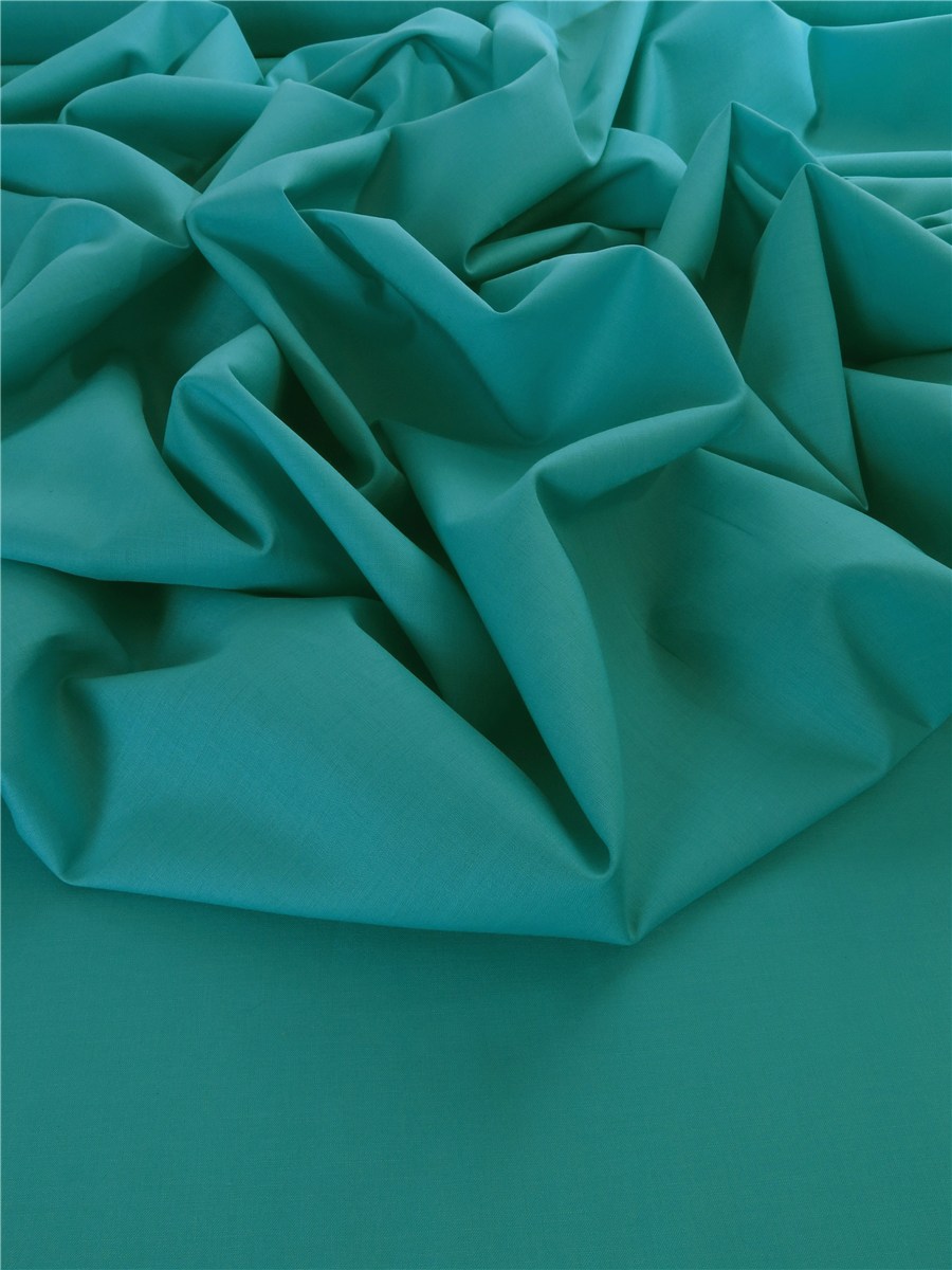 Batiste de Lawn - uni - Bleu Paon 