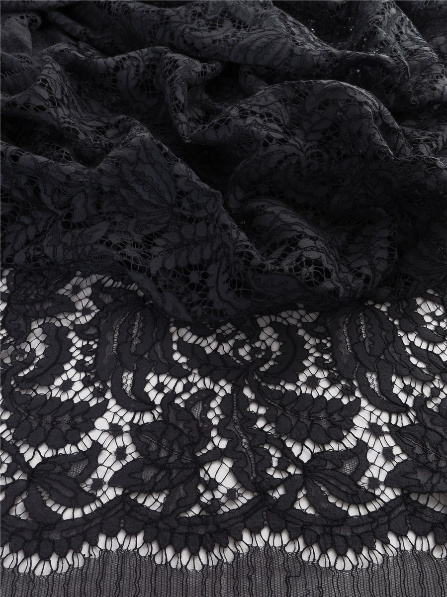 Dentelle de Calais - Berenice - Marine - 95 cm