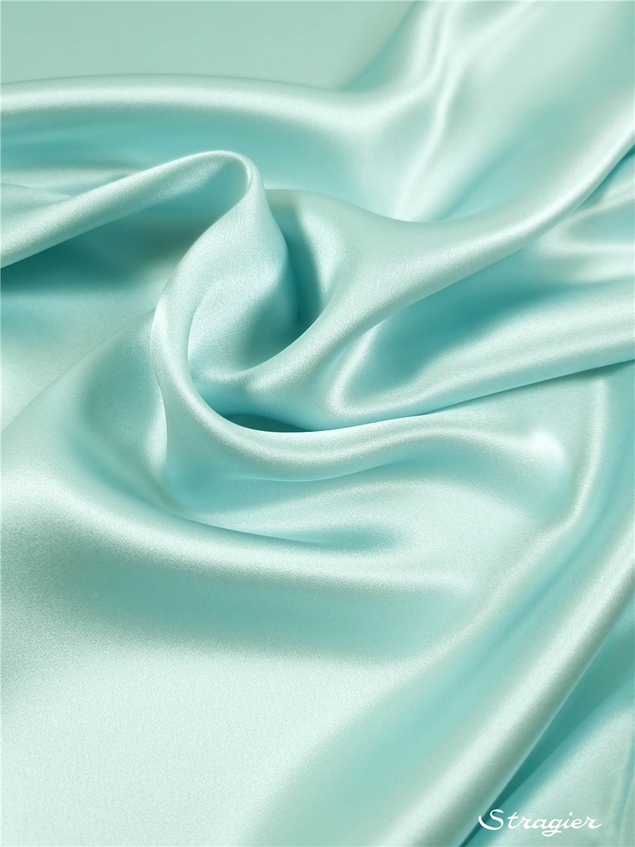 Silk Satin Crepe - Plain - Spearmint