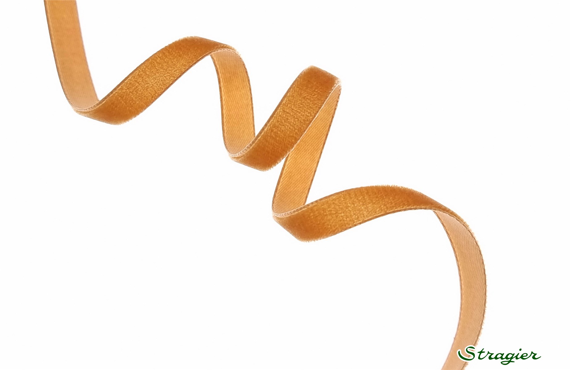 Ruban Velours - uni - 447 Copper - 9 mm