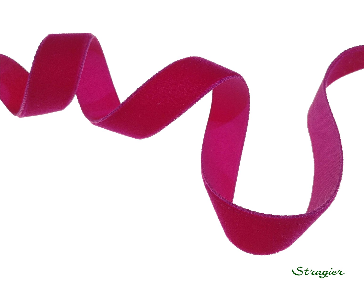 Ruban Velours - uni - 422 Beauty - 16 mm