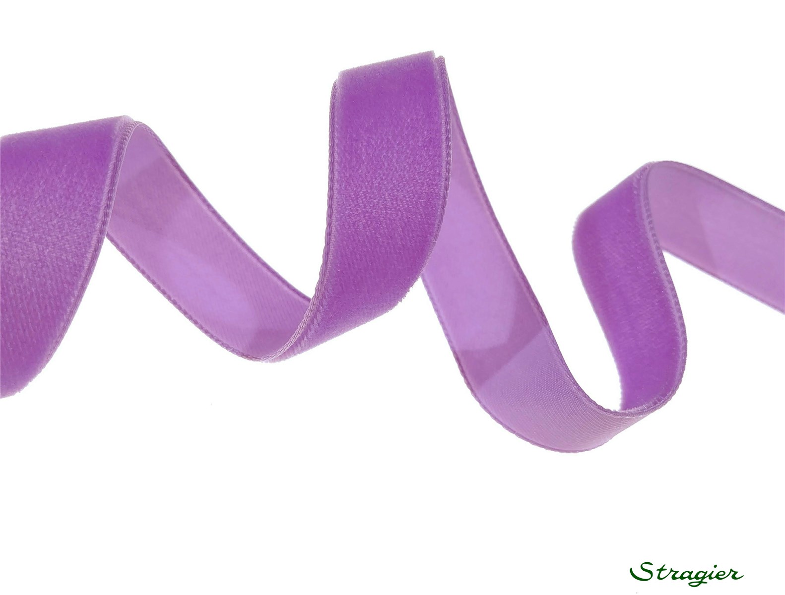 Ruban Velours - uni - 609 Violet - 16 mm