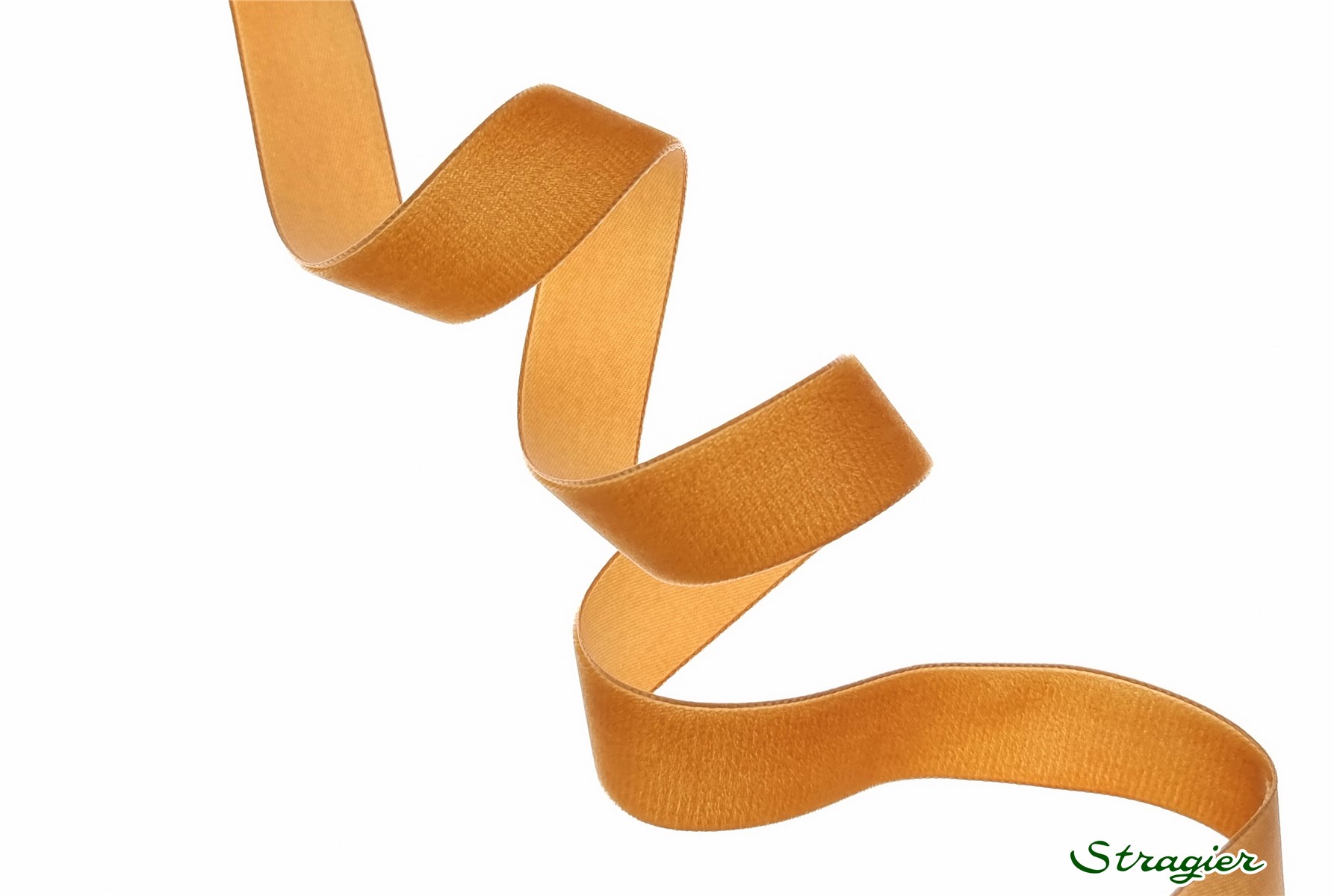 Ruban Velours - uni - 447 Copper - 22 mm