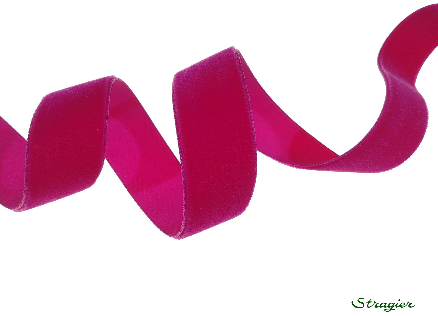 Ruban Velours - uni - 422 Beauty - 22 mm