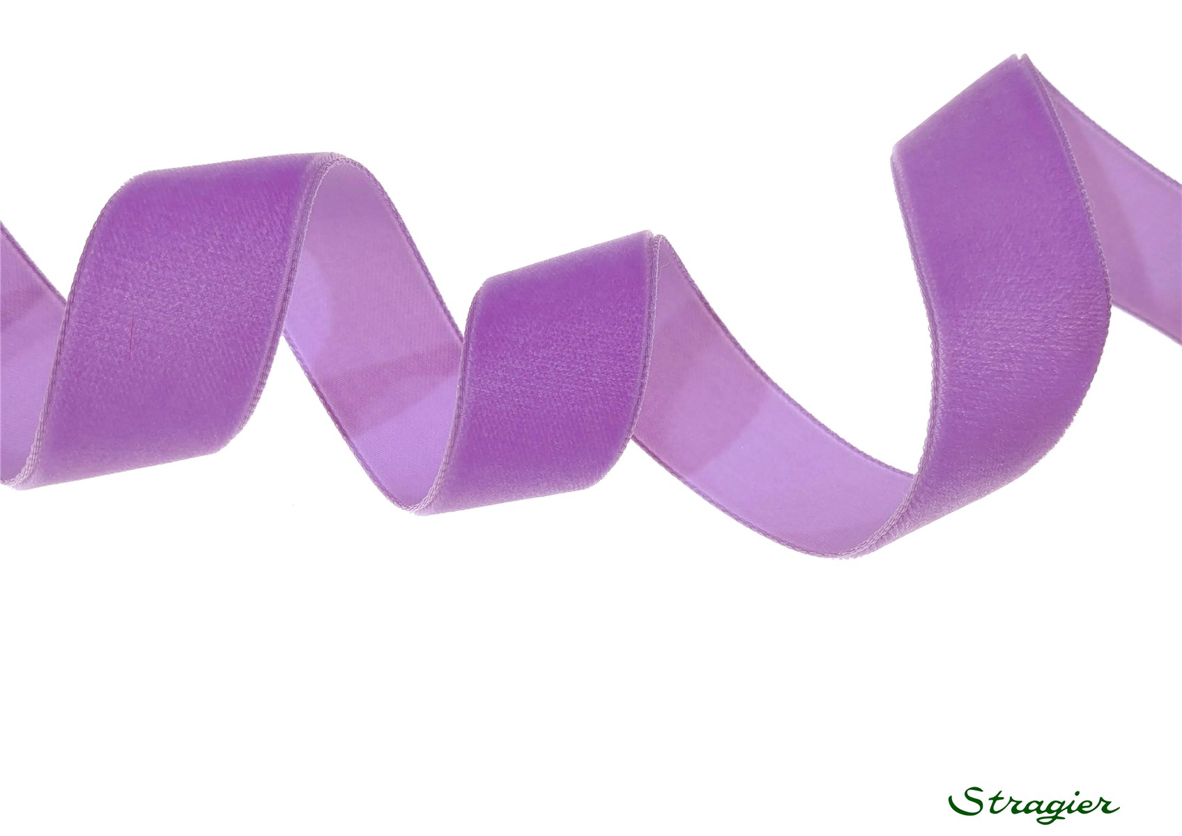 Ruban Velours - uni - 609 Violet - 22 mm
