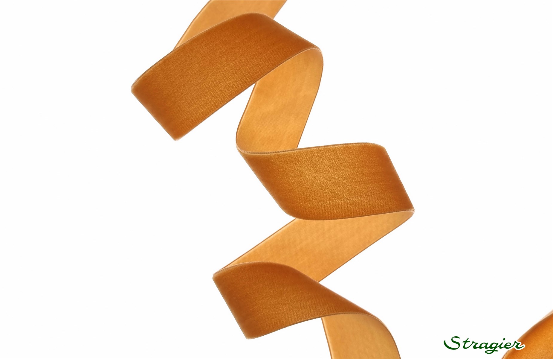 Velvet Ribbon - Plain - 447 Copper - 36 mm