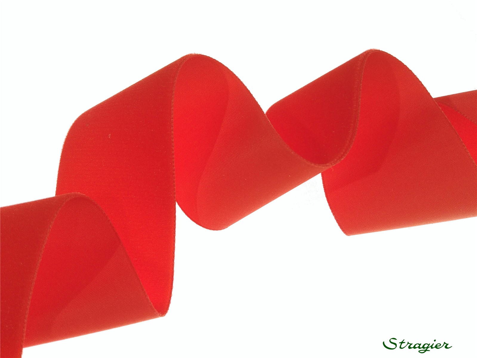 Velvet Ribbon - Plain - 629 Rouge - 50 mm