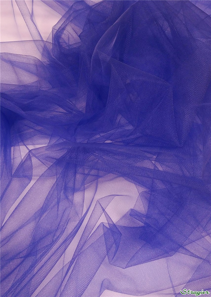 Tulle Invisible - uni - Bleu Outremer 