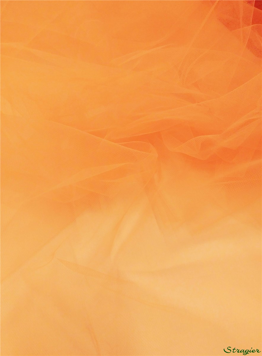 Tulle 20D - medium Shape - Plain - Pêche
