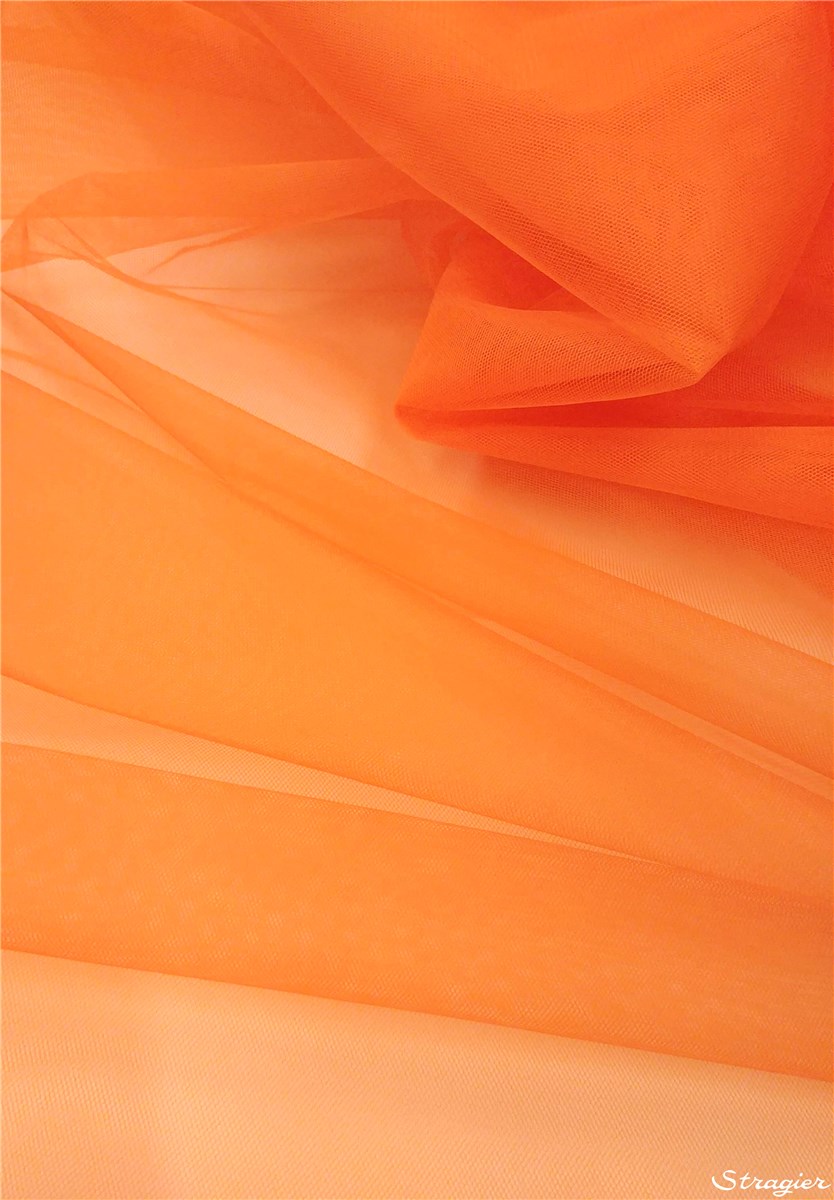 Tulle 40D - uni - Orange