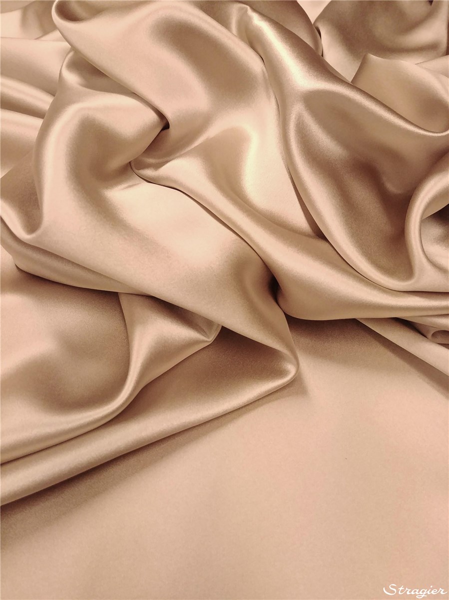 Crêpe Satin Royal - Uni - Oyster 