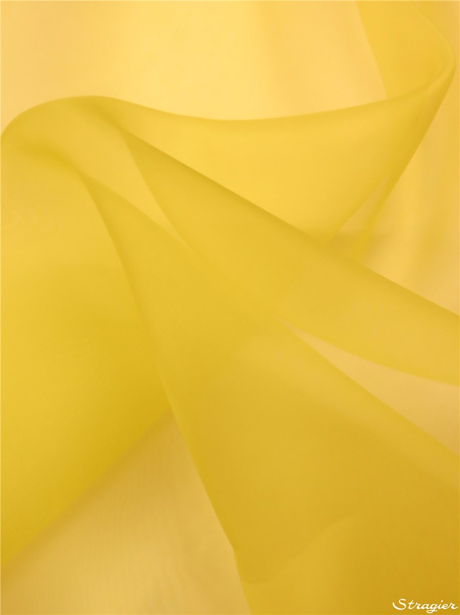 Silk Organza - Plain - Primrose