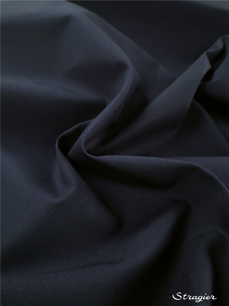 Coton "Rainproof" - uni - Navy