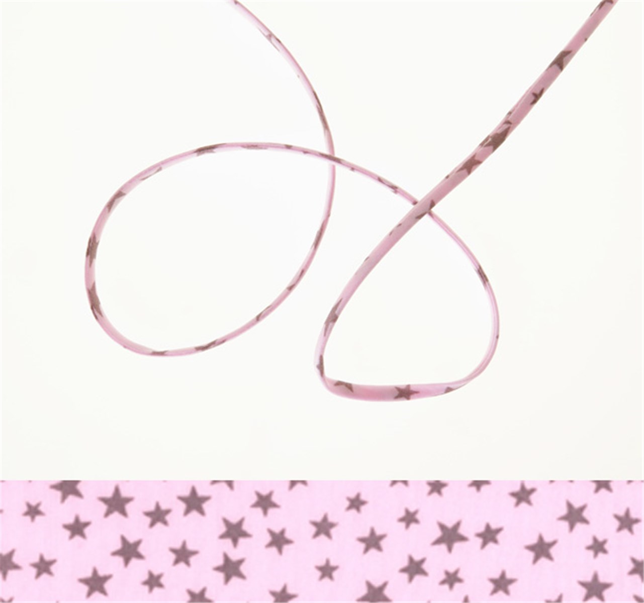 Lawn Cord - Etoiles - Rose-Tourterelle - 4 mm