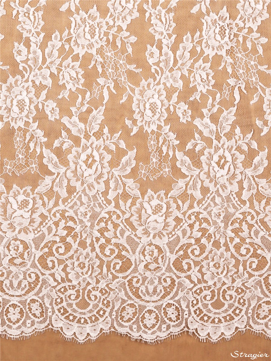 Dentelle de Calais - Linette - Ivoire clair Stragier - 110 cm