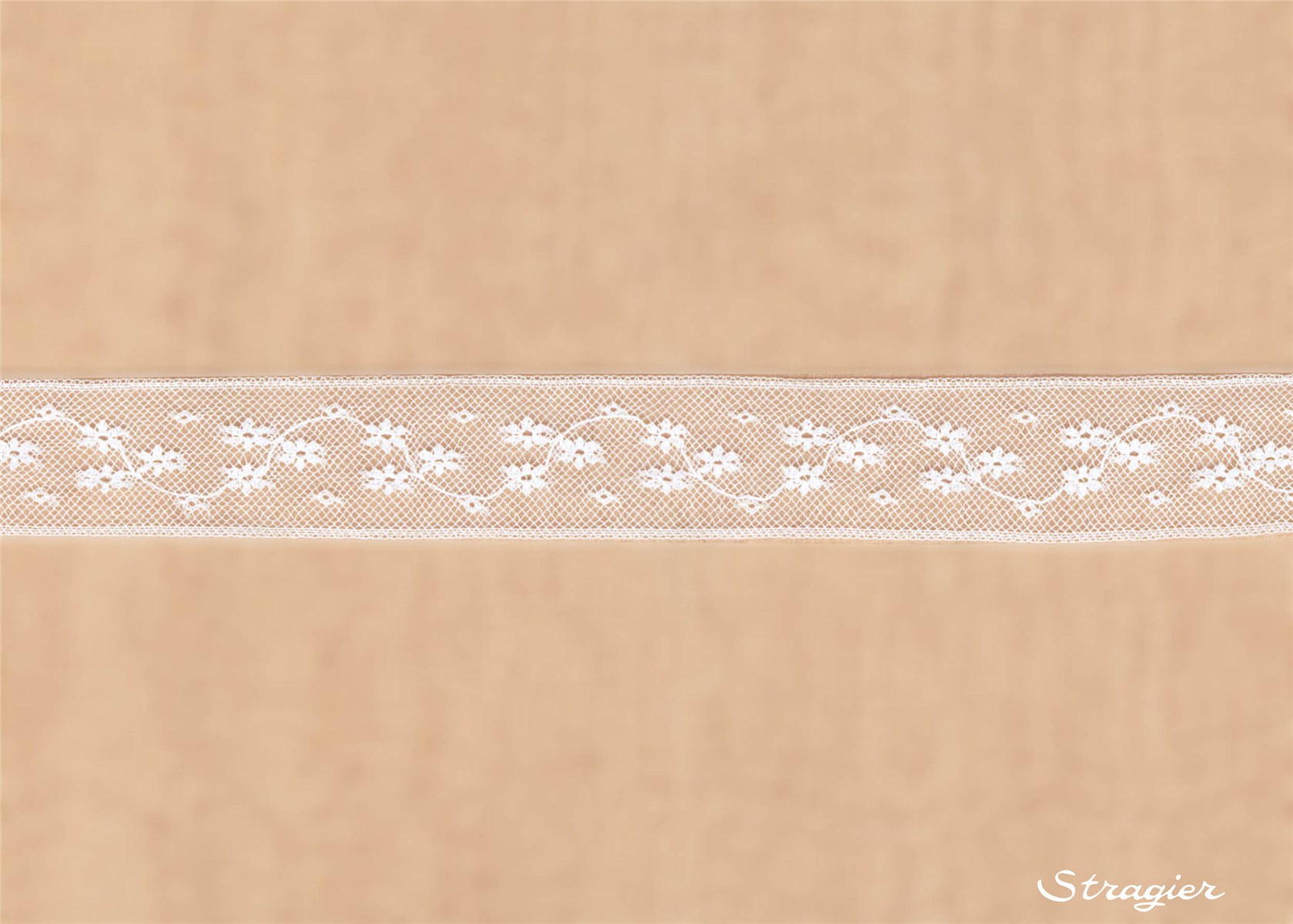 Fine Dentelle à l'ancienne - 011297 - Blanc - 26 mm