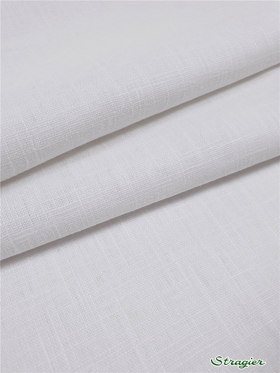 Pure Ramie Cloth - Plain - Blanc