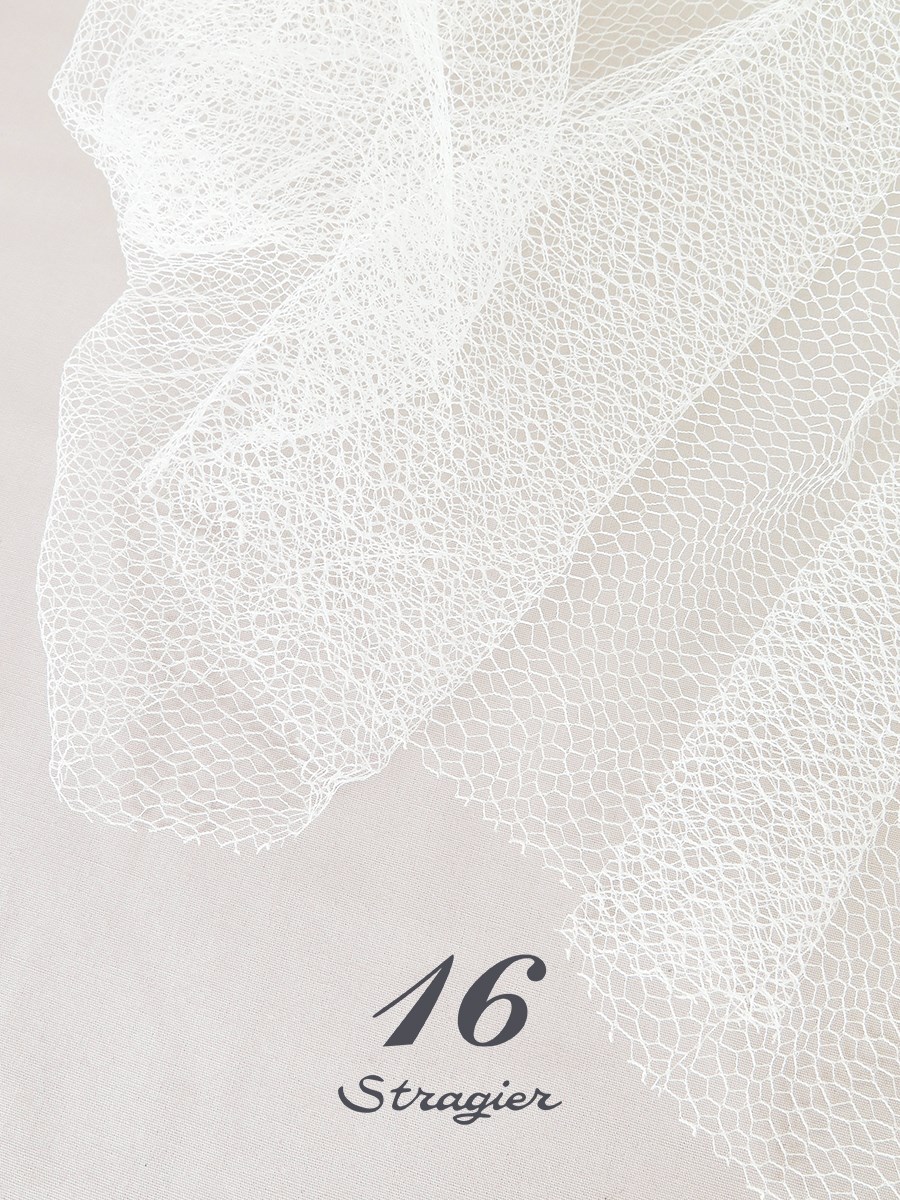 Voilette N°4 - Voilette 4 - Porcelaine Stragier - 165 cm