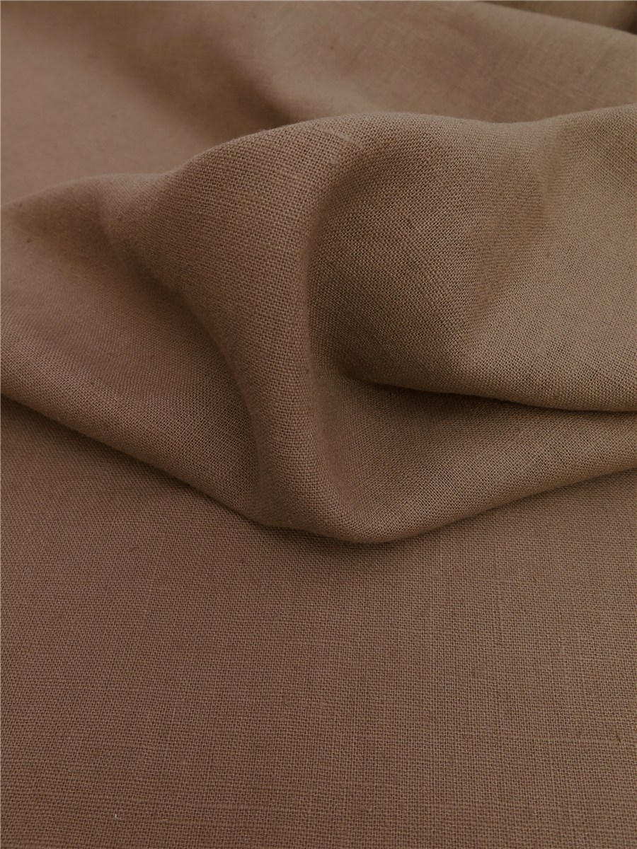 Pure Ramie Cloth - Plain - Noix