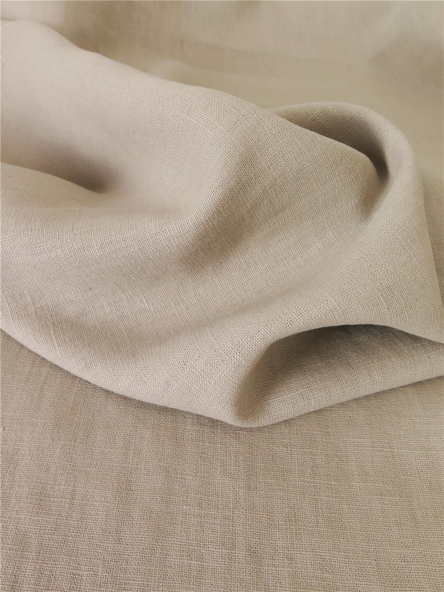 Pure Ramie Cloth - Plain - Beige