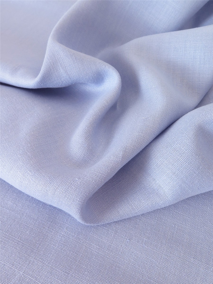 Toile de Lin Soft - uni - Bleu Ciel