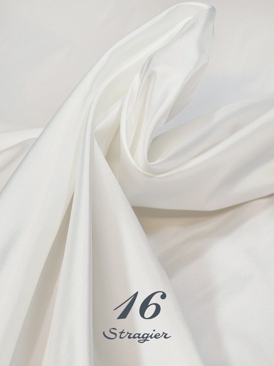 Soie Nuage - uni - Porcelaine Stragier