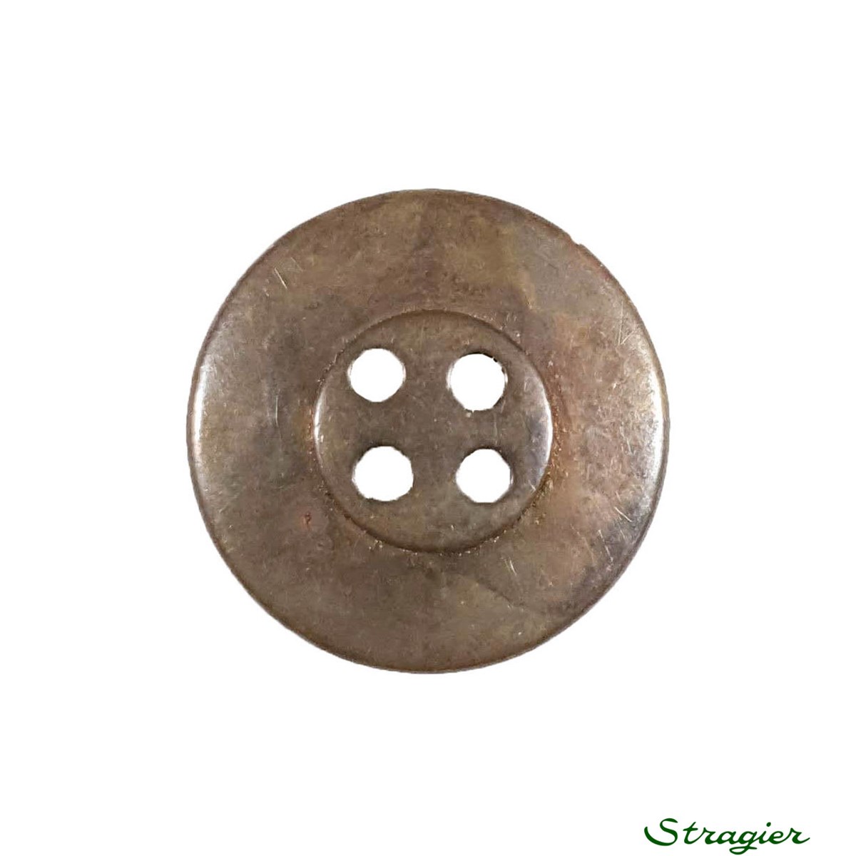 Bouton Métallisé - 011538 - Bronze - 20 mm