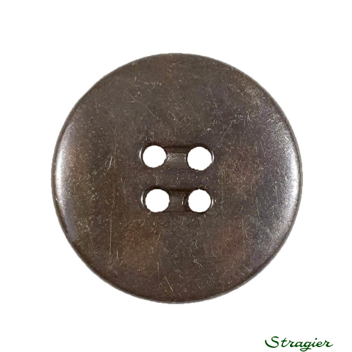 Bouton Métallisé - 011538 - Bronze - 25 mm