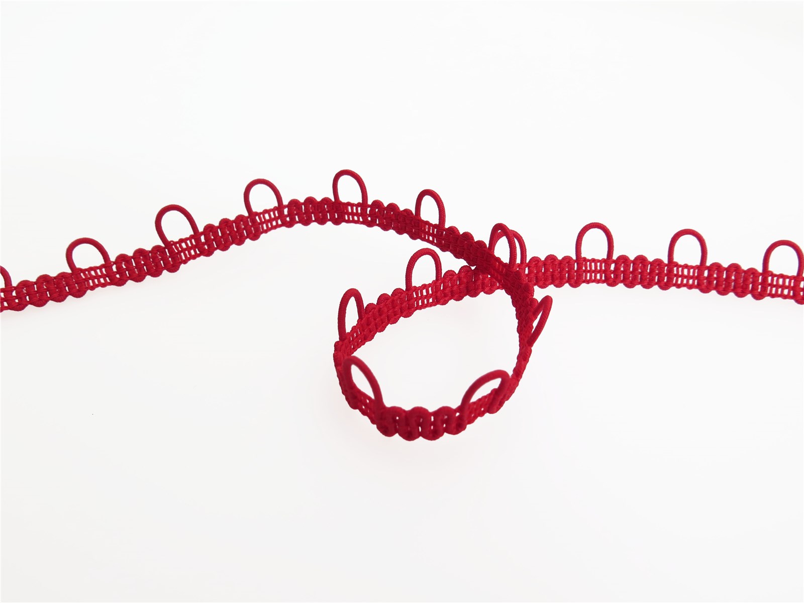 Lichette Boutonnières élastiques - uni - Rouge 