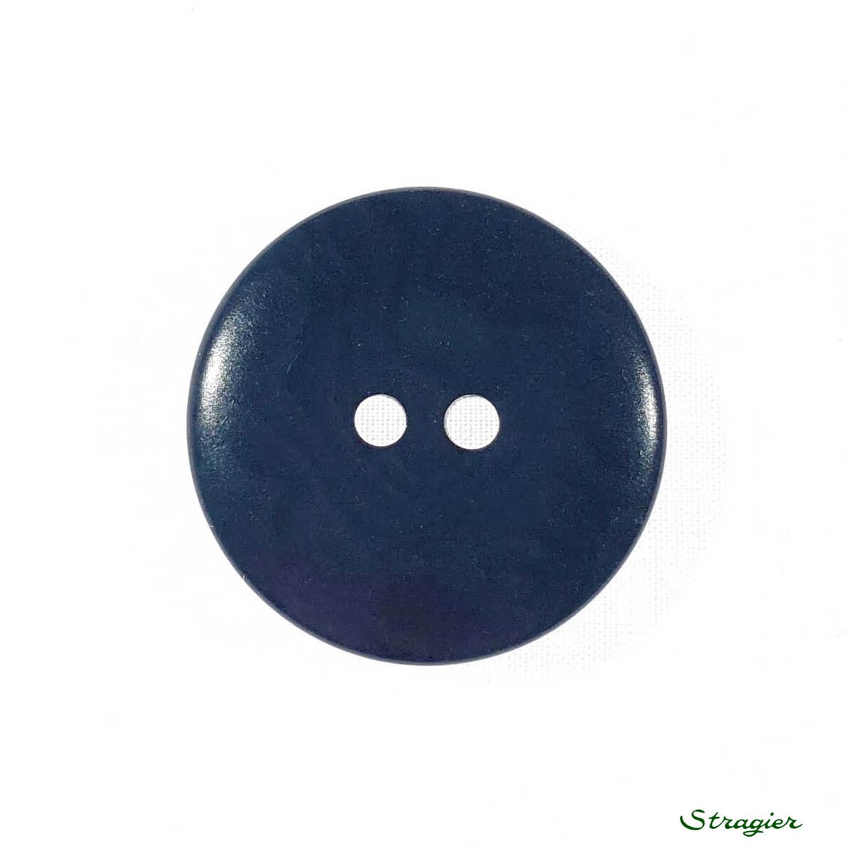Boutons Corozo - 2 Trous - Indigo - 20 mm