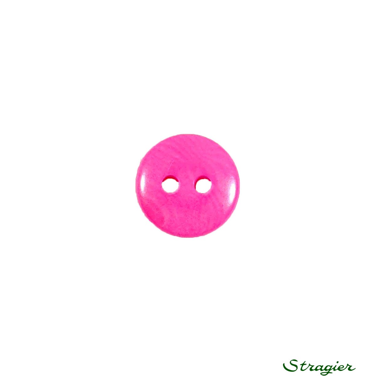 Boutons Corozo - 2 Trous - Rose Phlox - 10 mm