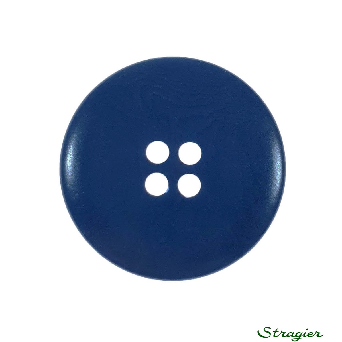 Boutons Corozo - 4 Trous - Indigo - 23 mm