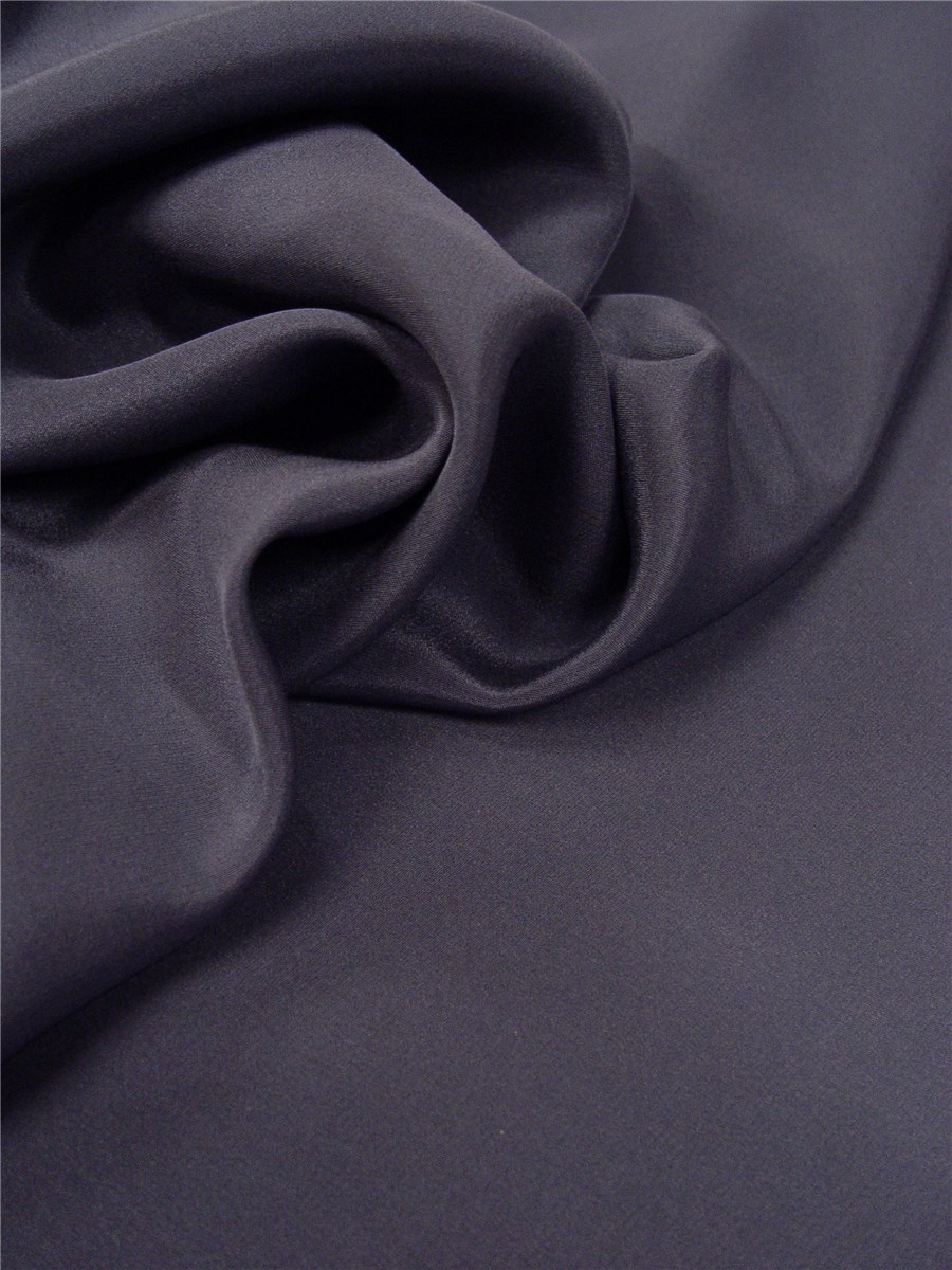 Silk Marocain Crepe - Plain - Typhoon