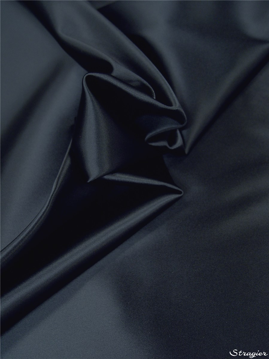 Duchess Satin - Plain - Marine foncé