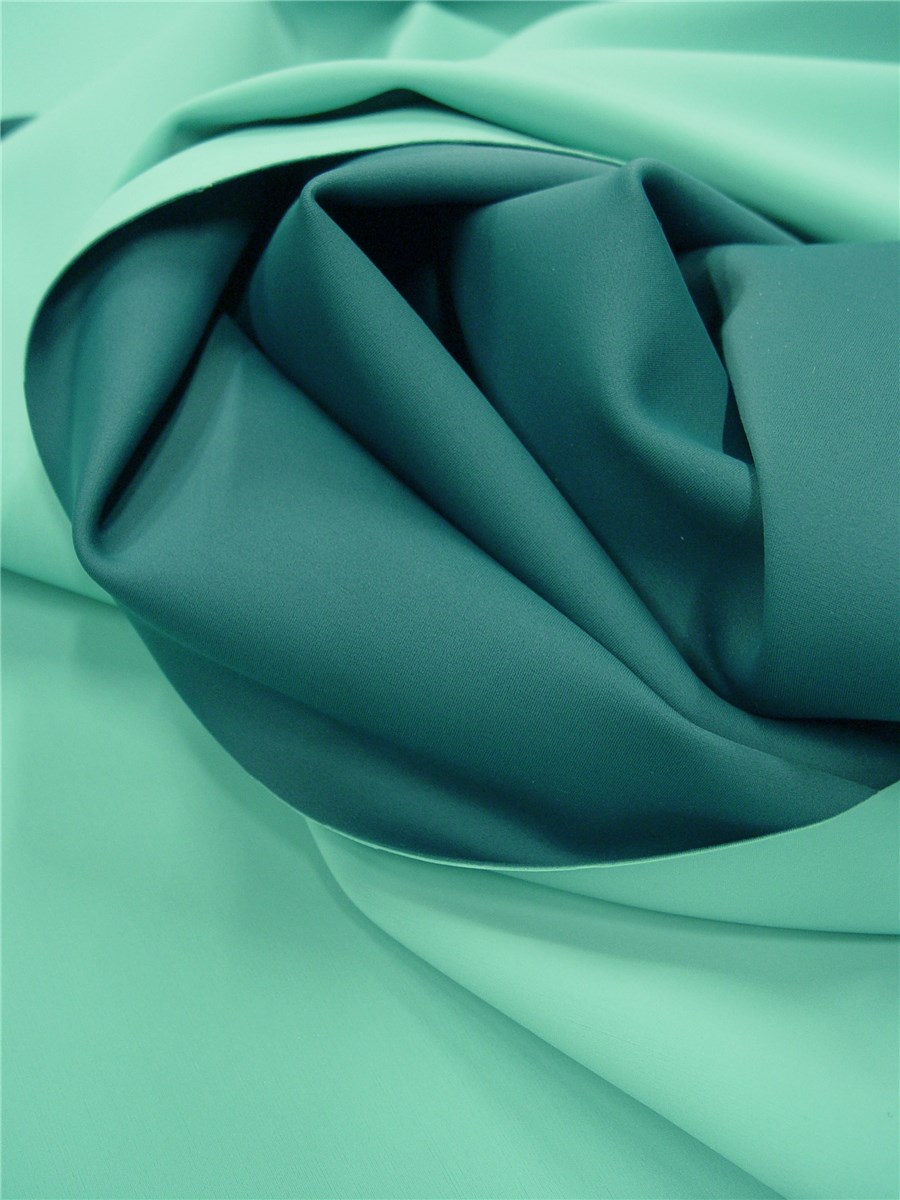 Double stretch - Matt - type néoprène - Uni - Menthe/Vert Canard 