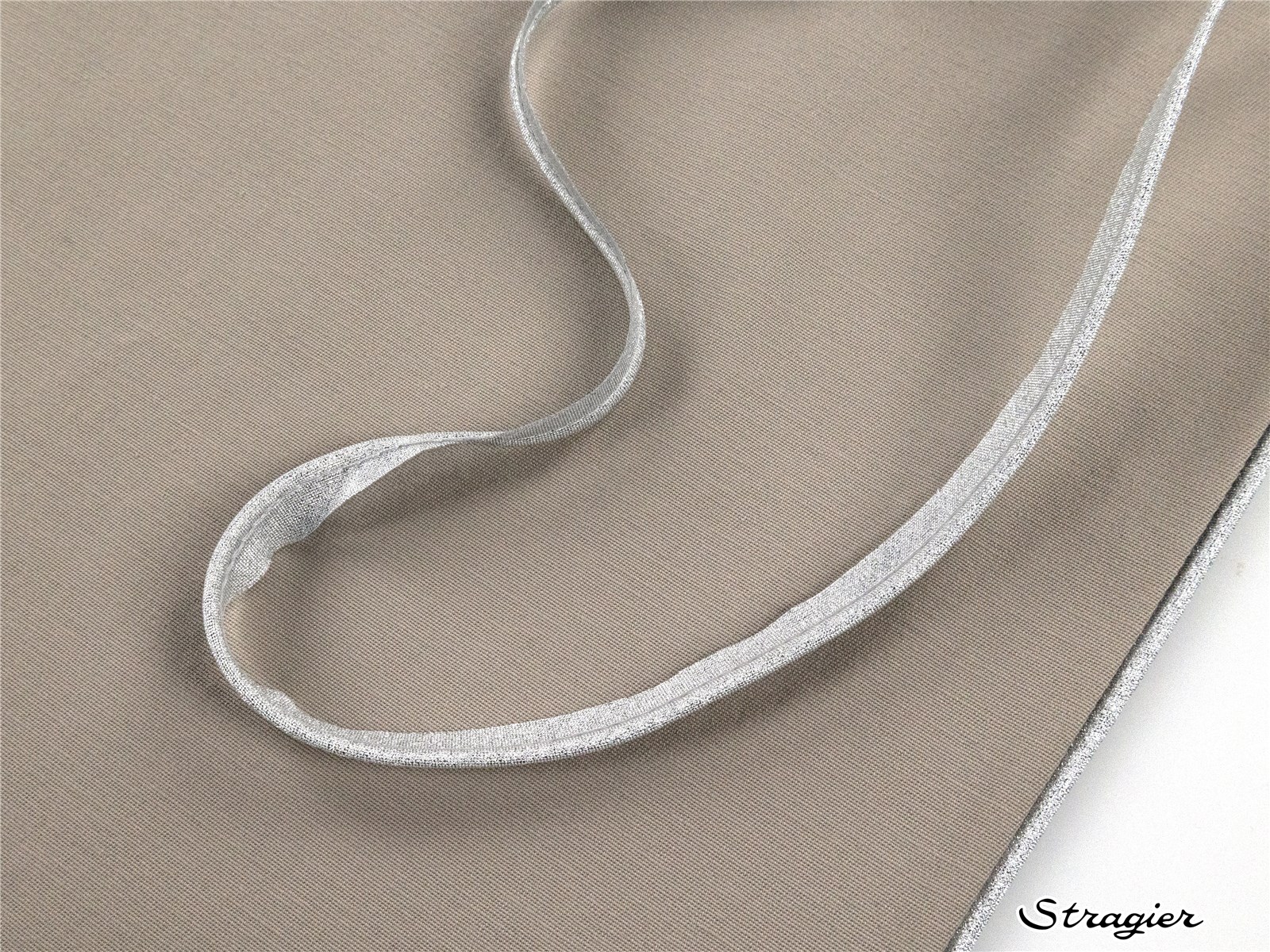 Passepoil Lurex - uni - Argent 