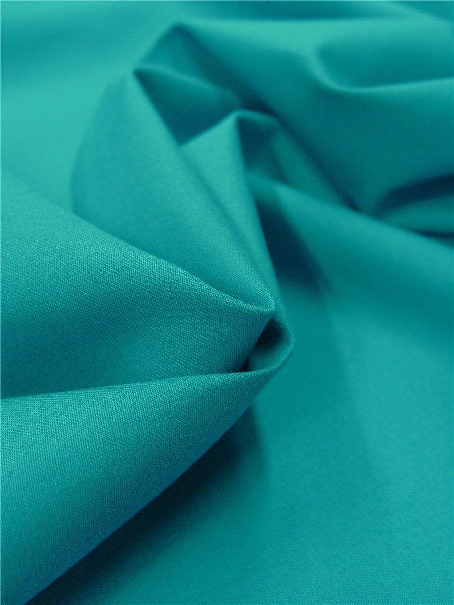 Cotton Twill - soft - Plain - Bleu Paon