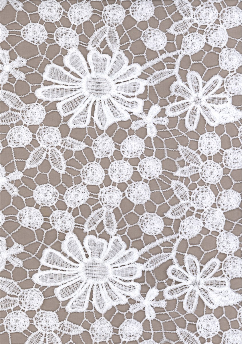 Guipure - Aster - Porcelaine Stragier - 125 cm