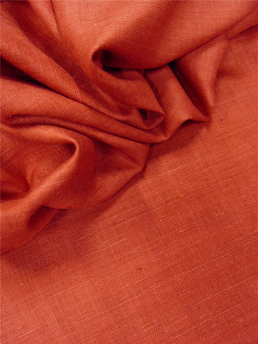 Silk Cloth - Plain - Terracotta