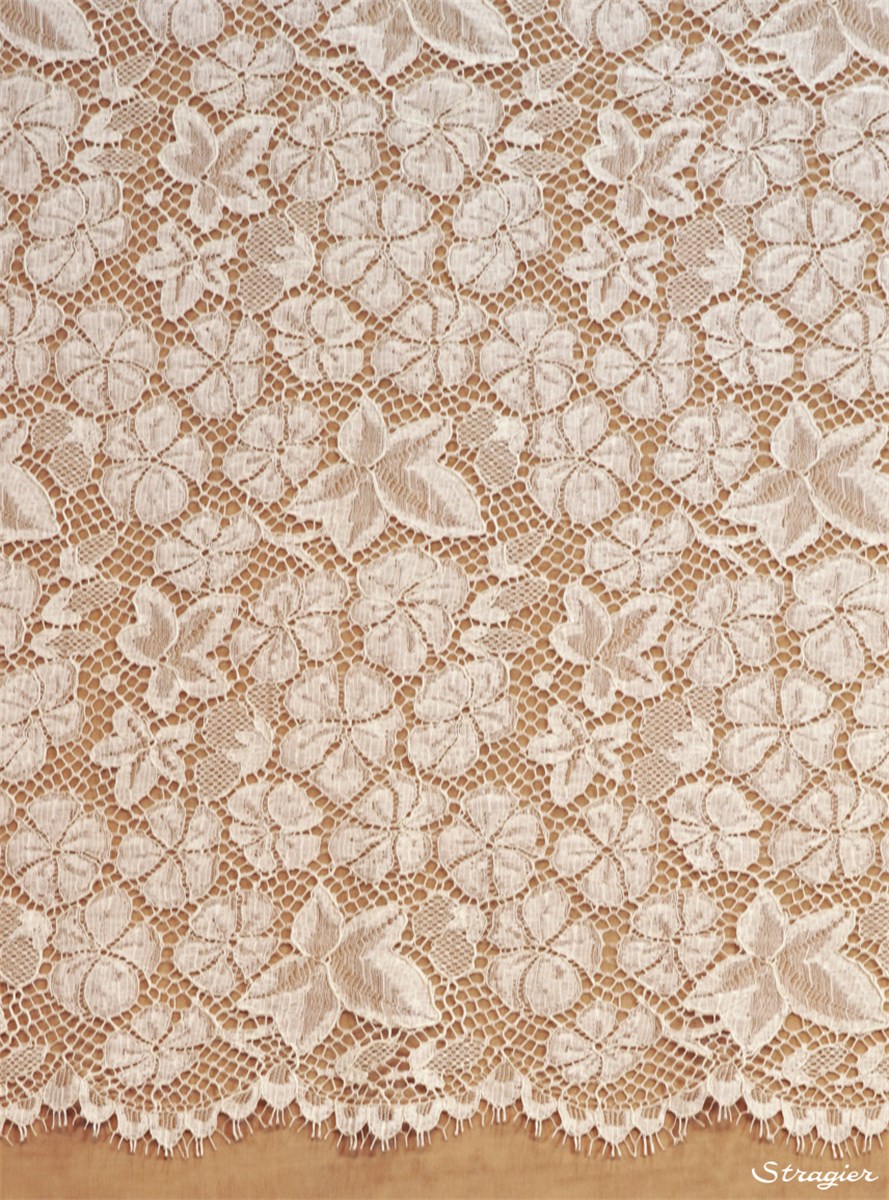 Dentelle de Calais - Sylvestre - Ivoire Stragier - 85 cm