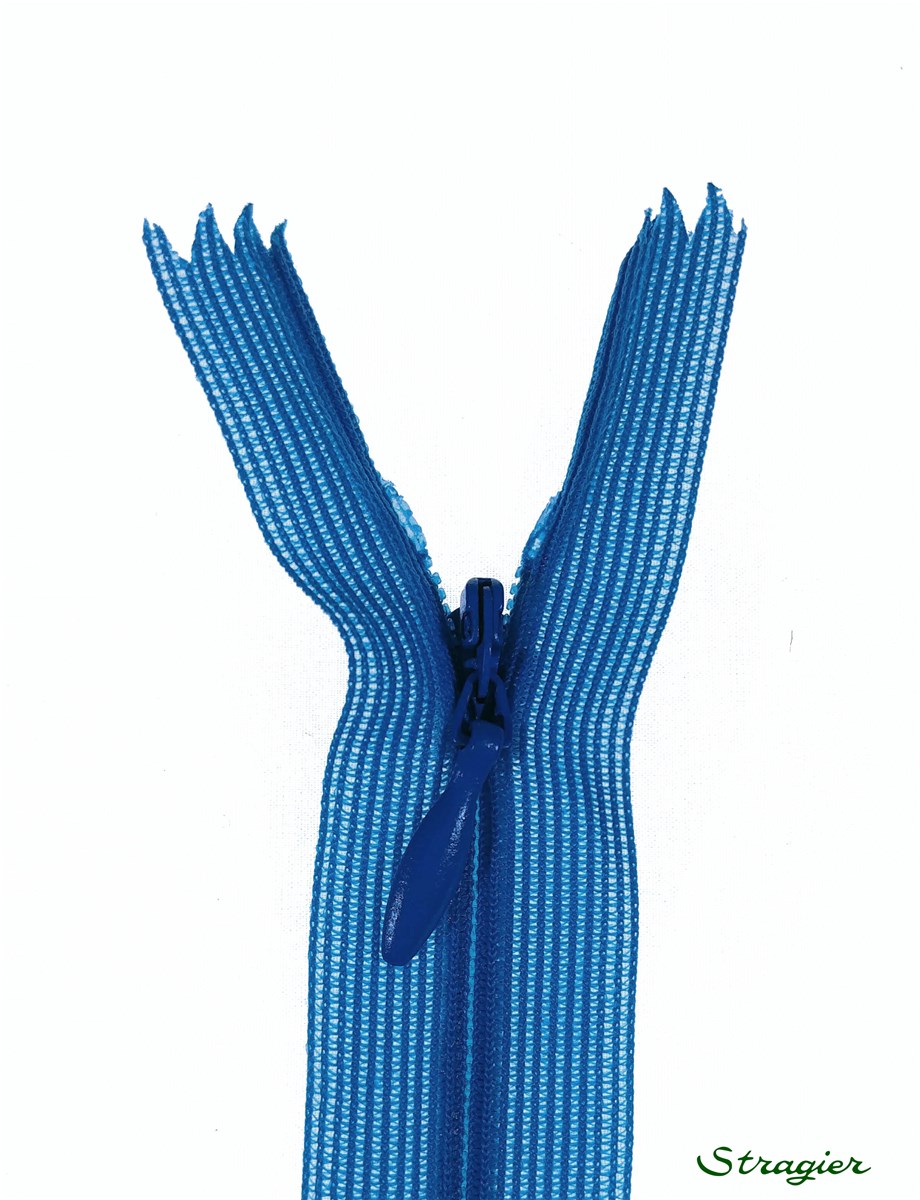 Fermeture Invisible - - - Aquamarine - 60 cm