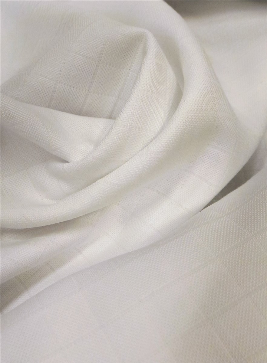 Double Cotton Gauze - Tetra - Plain - Blanc