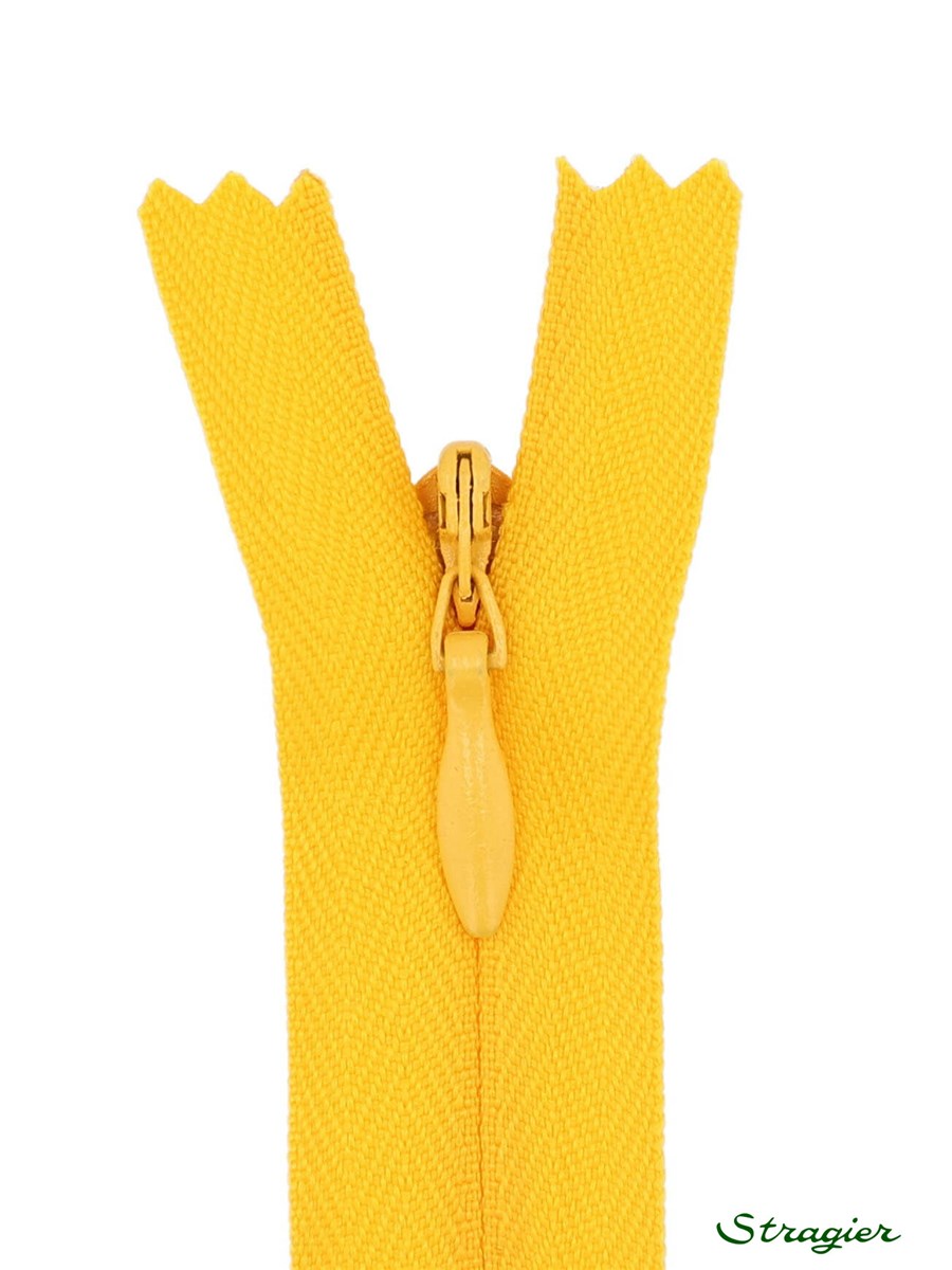 Zip Invisible -  - Jaune Soleil - 22 cm