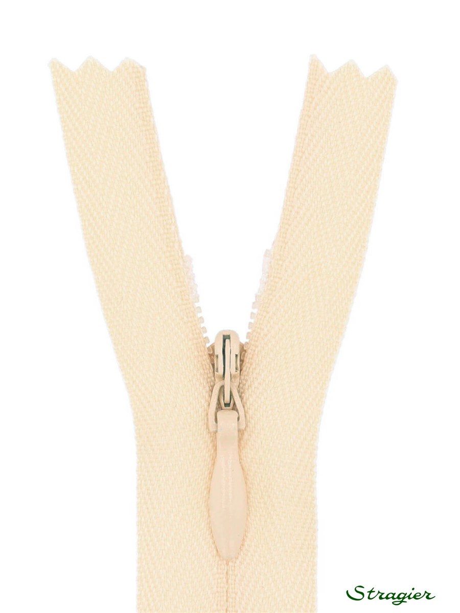 Zip Invisible -  - Blush clair - 22 cm