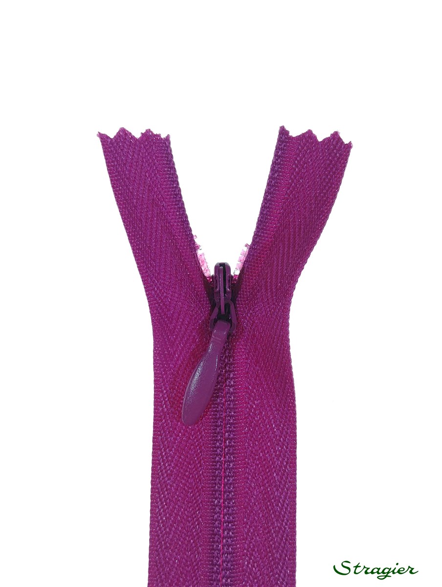 Zip Invisible -  - Aster des champs - 22 cm