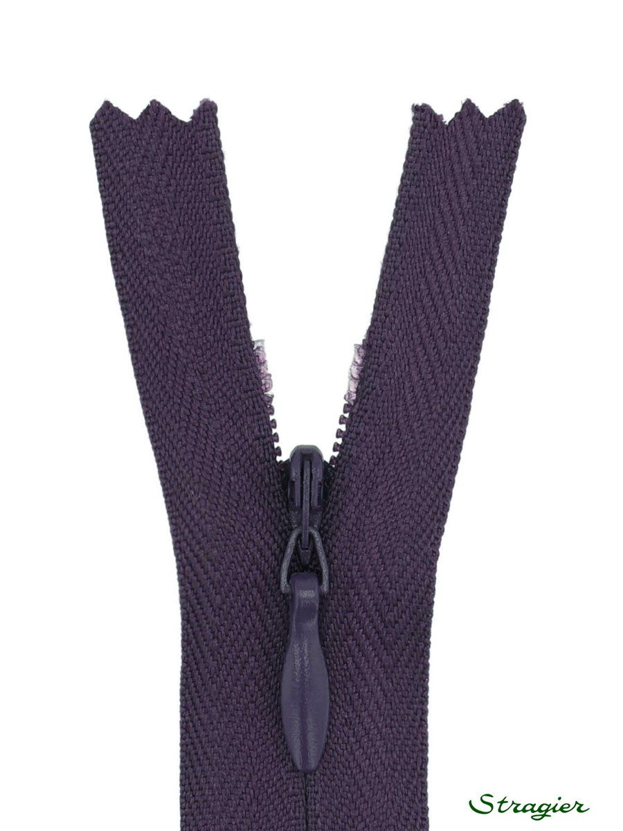 Zip Invisible -  - Myrtille - 22 cm