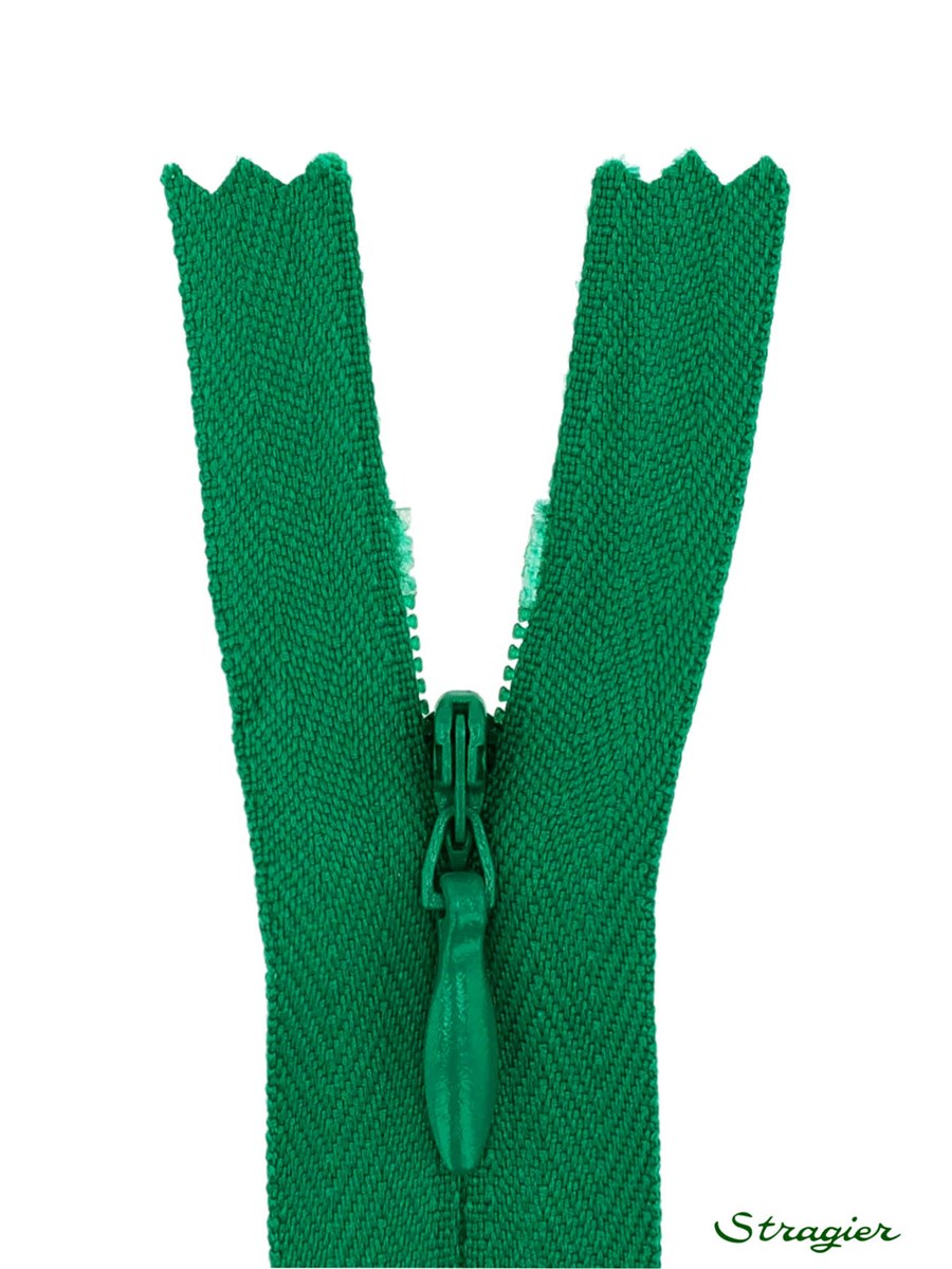 Zip Invisible -  - Vert - 22 cm