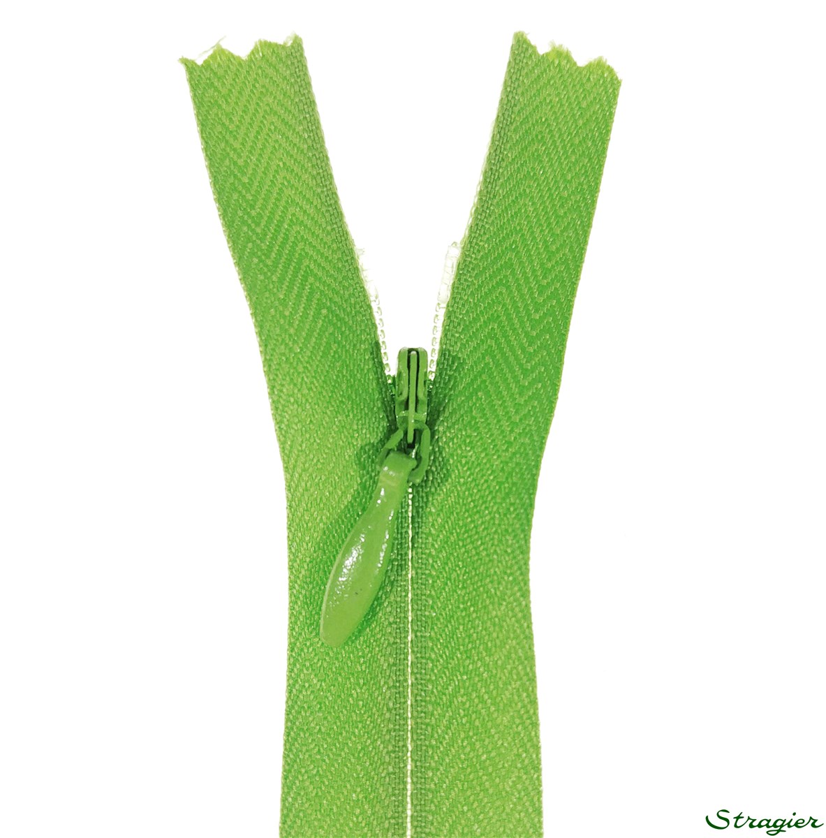 Zip Invisible -  - Vert Jasmin - 22 cm