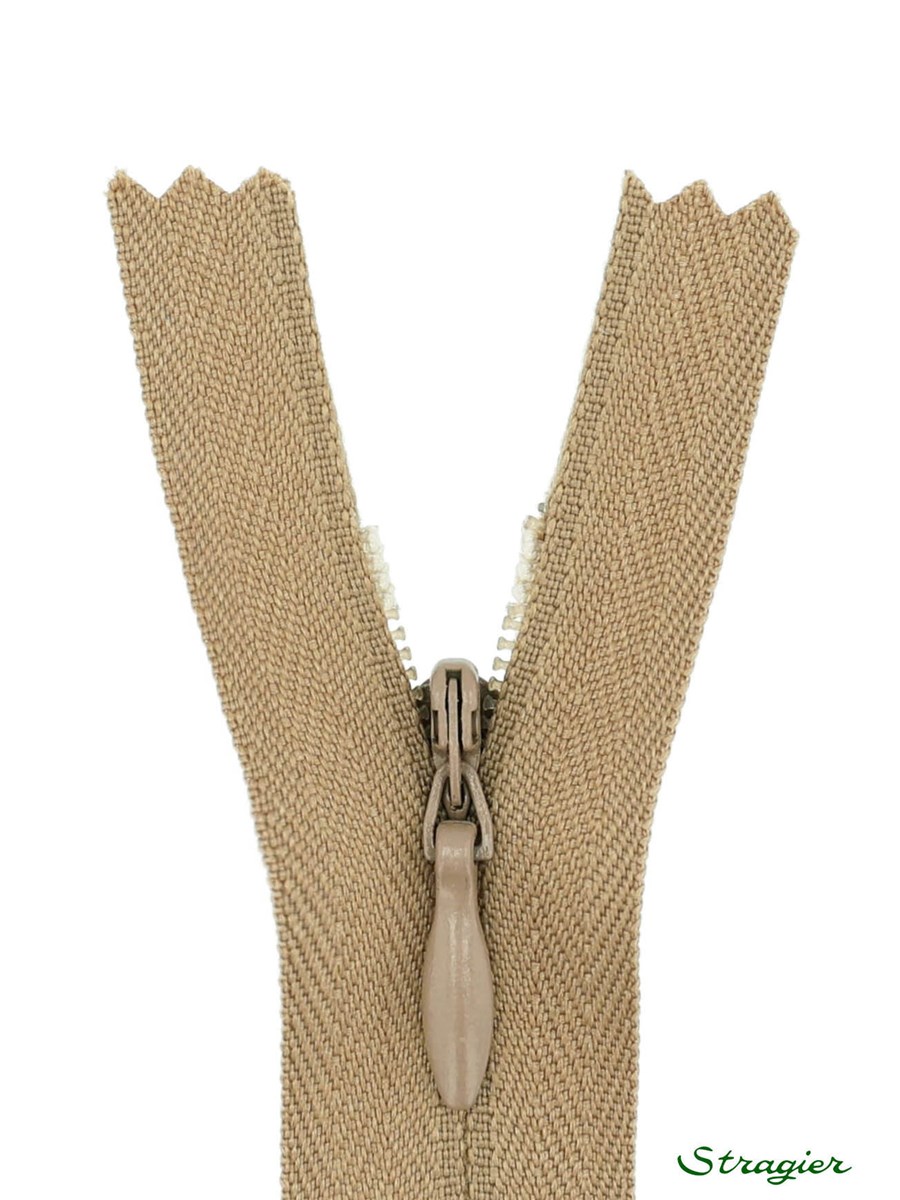 Zip Invisible -  - Beige Chamois - 22 cm