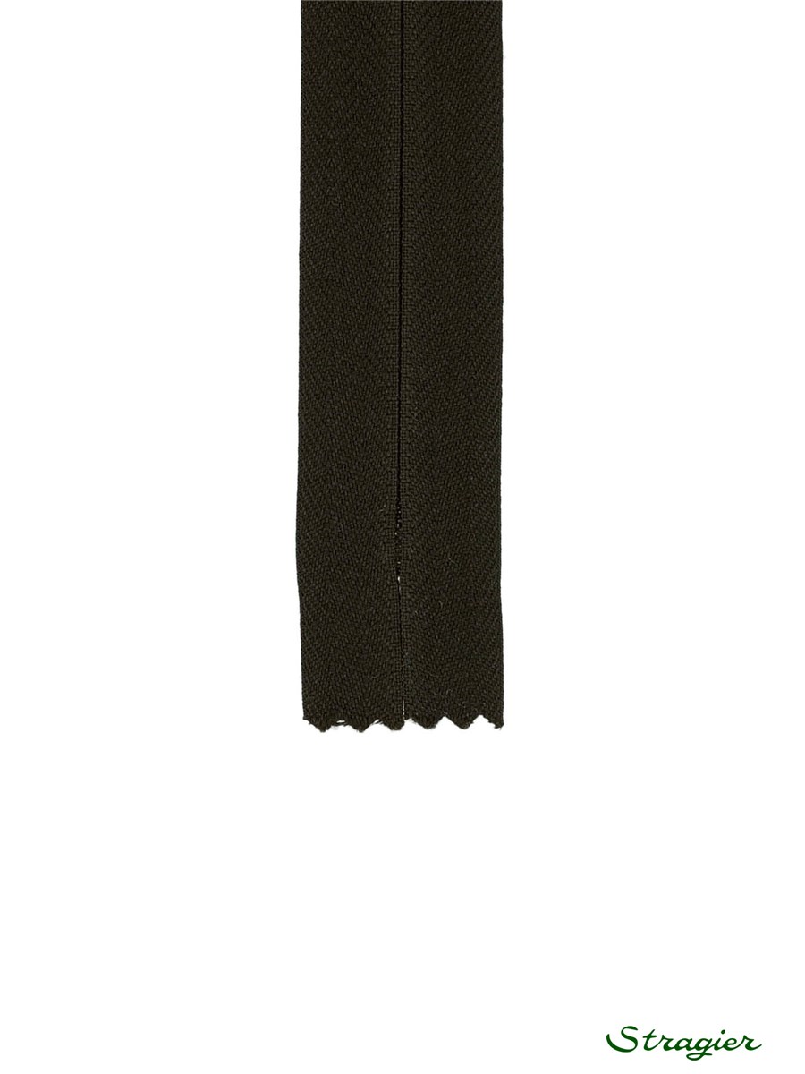 Zip Invisible -  - Brun ultra foncé - 22 cm
